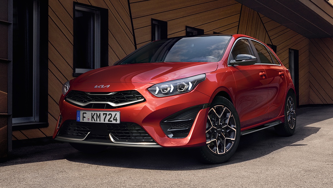 Kia Ceed GT-line, Frontansicht, Orange